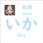 いか<br/>(ika) – 烏賊 (squid)
